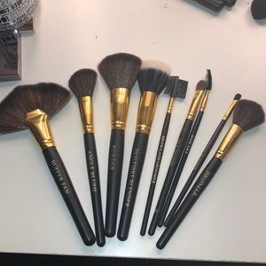 9 piece makeup brush bundle